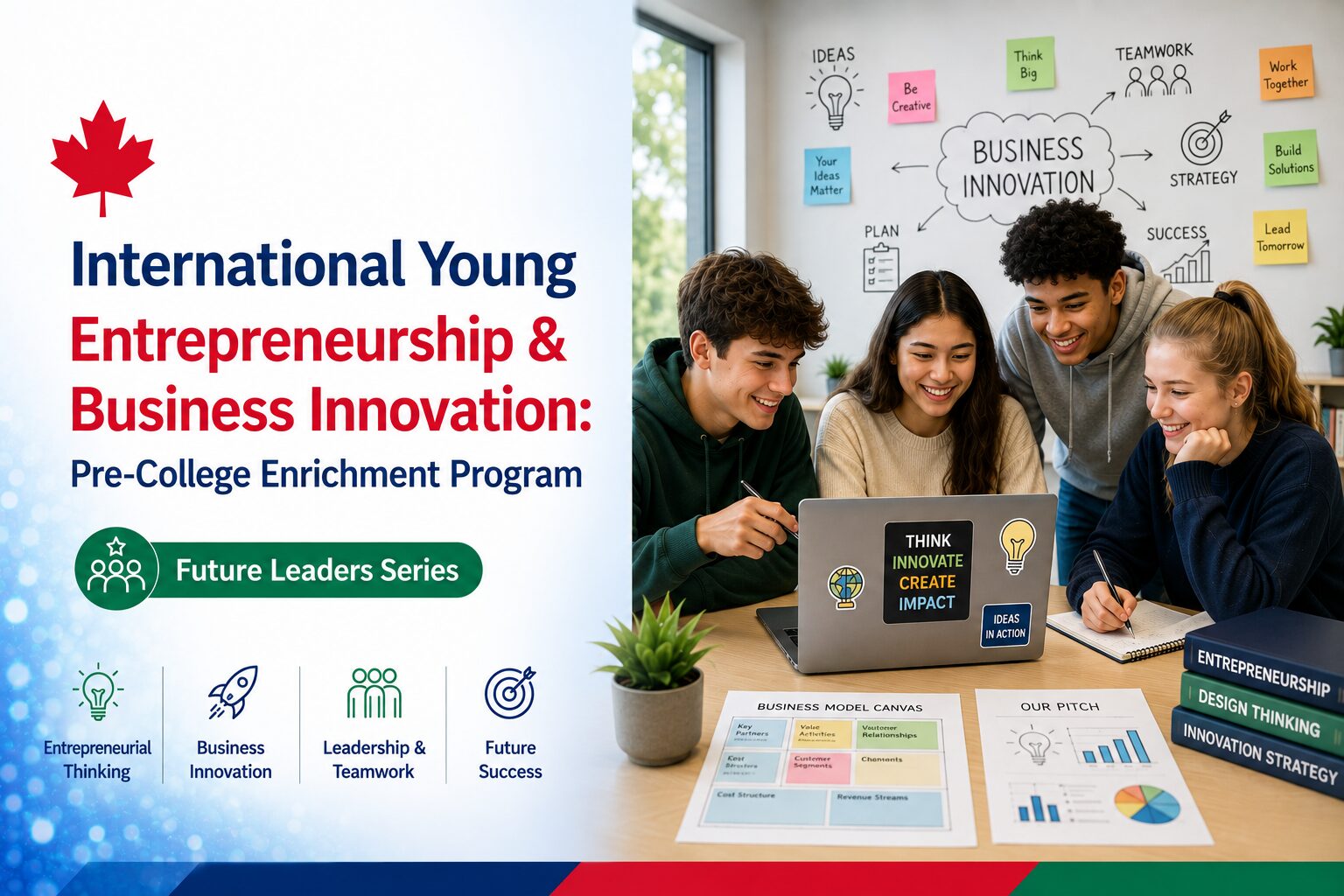 International Young Entrepreneurship & Business Innovation: Pre-College Enrichment Program – programme de transition au Collège Richmond Hill